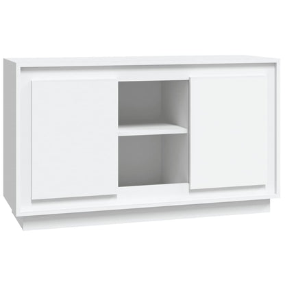 Dressoir 102X35X60 Cm Bewerkt Hout Wit