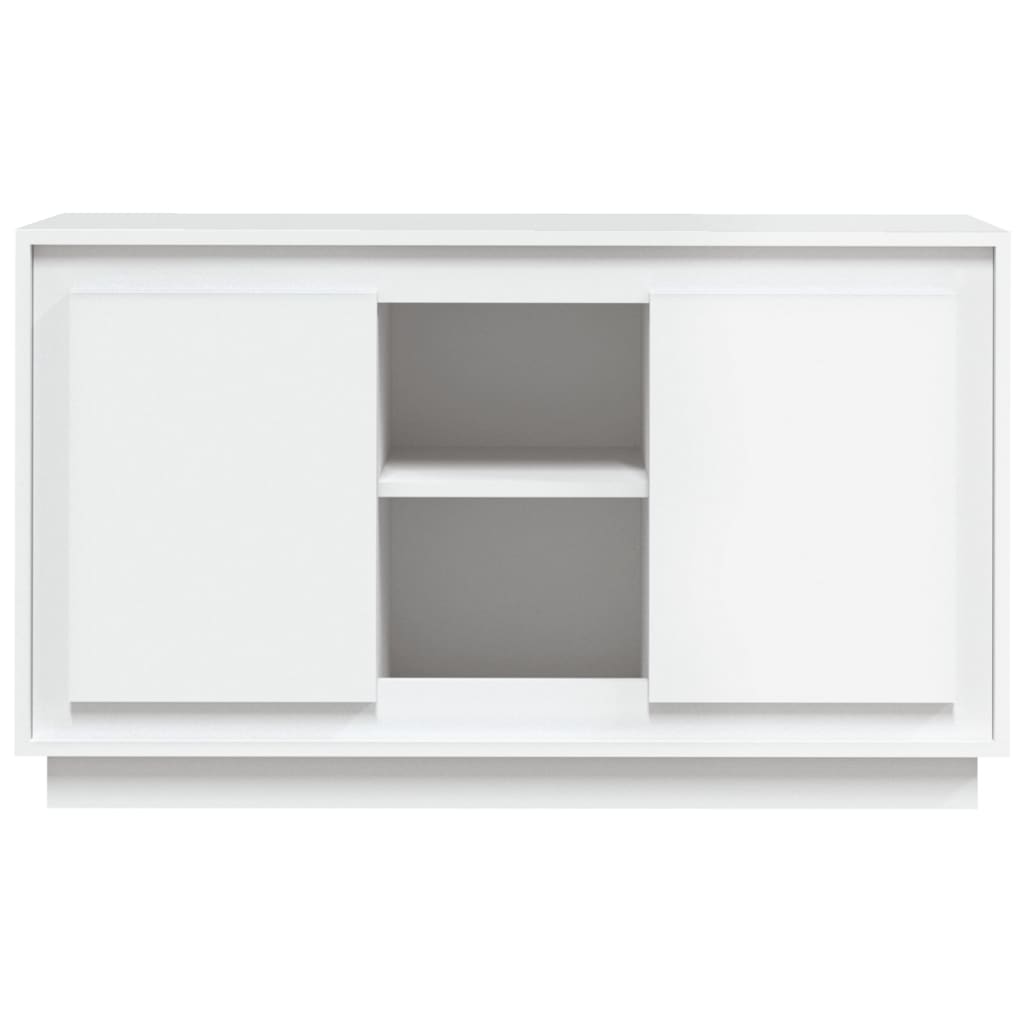 Dressoir 102X35X60 Cm Bewerkt Hout Wit