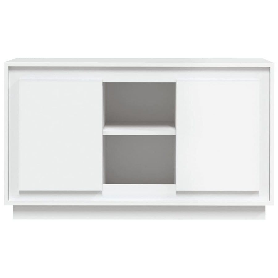Dressoir 102X35X60 Cm Bewerkt Hout Wit