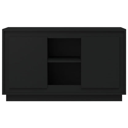 Dressoir 102X35X60 Cm Bewerkt Hout Zwart