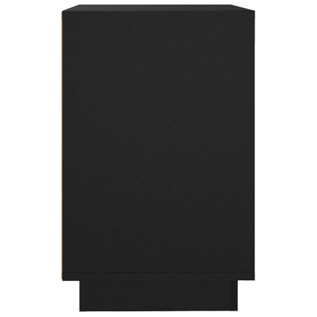 Dressoir 102X35X60 Cm Bewerkt Hout Zwart