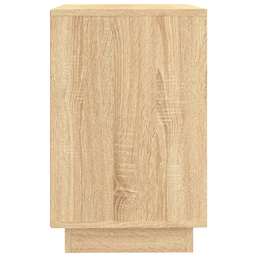 Dressoir 102x35x60 cm bewerkt hout sonoma eikenkleurig Sonoma eiken