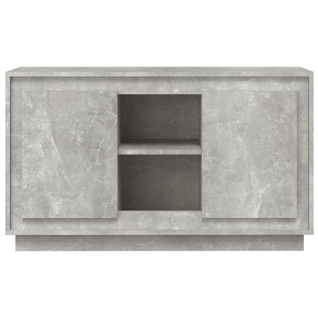 Dressoir 102X35X60 Cm Bewerkt Hout Betongrijs