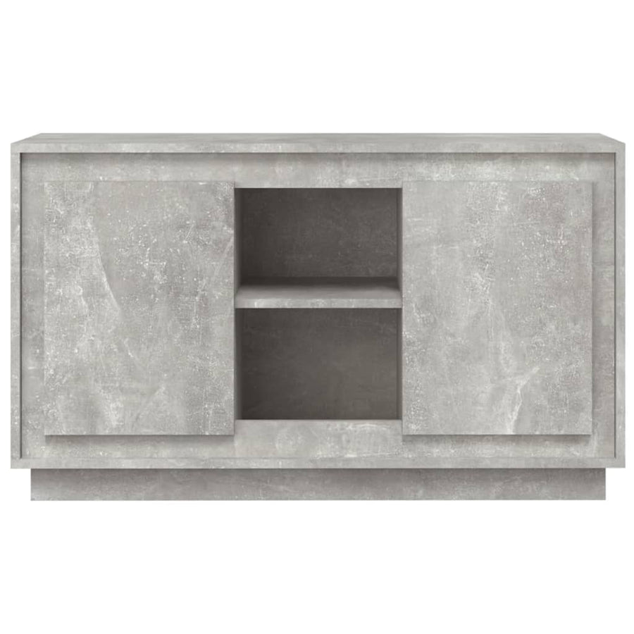 Dressoir 102X35X60 Cm Bewerkt Hout Betongrijs