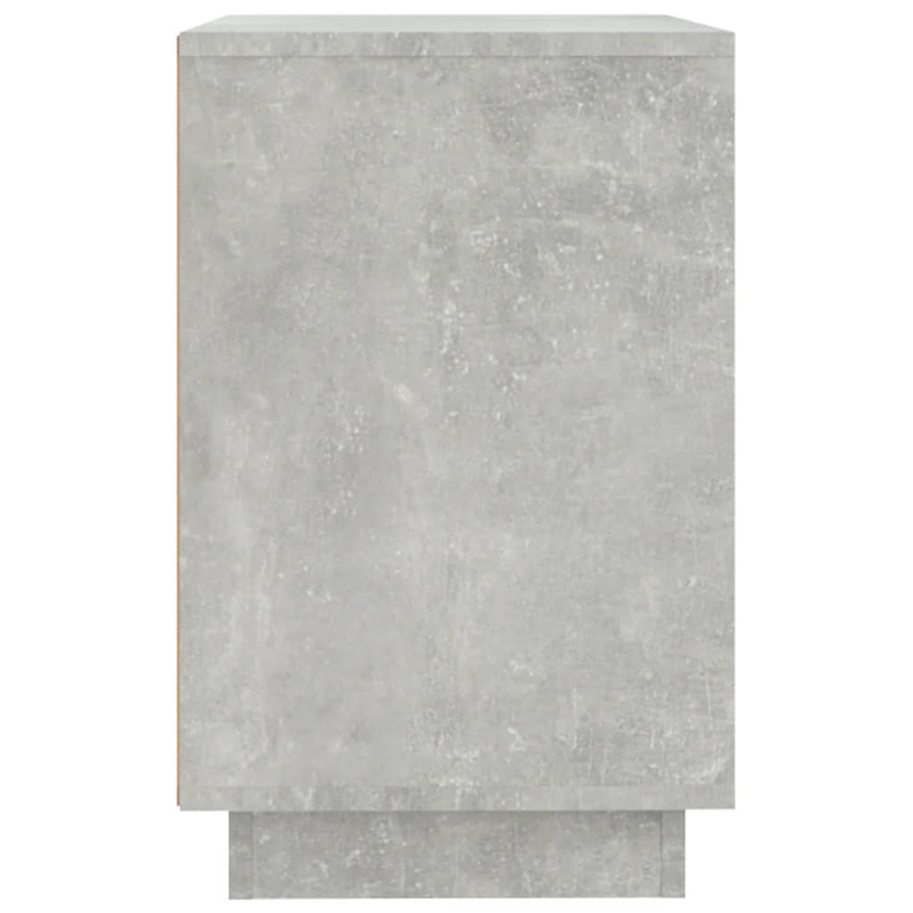 Dressoir 102X35X60 Cm Bewerkt Hout Betongrijs