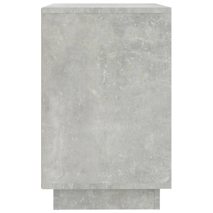 Dressoir 102X35X60 Cm Bewerkt Hout Betongrijs