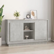 Sideboard 102x35x60 cm distressed wood concrete grey
