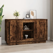 Sideboard 102x35x60 cm engineered wood smoked oak-colored