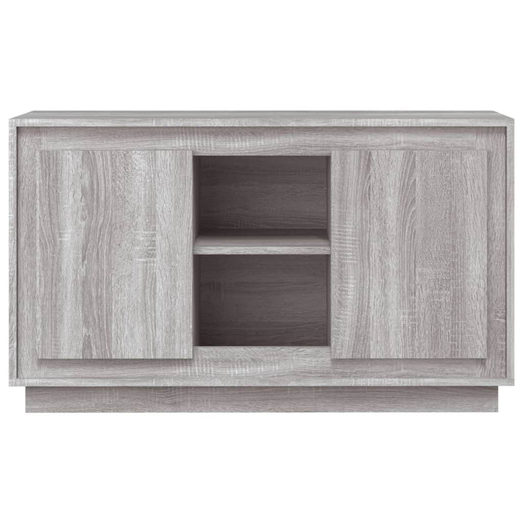 Dressoir 102X35X60 Cm Bewerkt Hout Grijs Sonoma Eikenkleurig