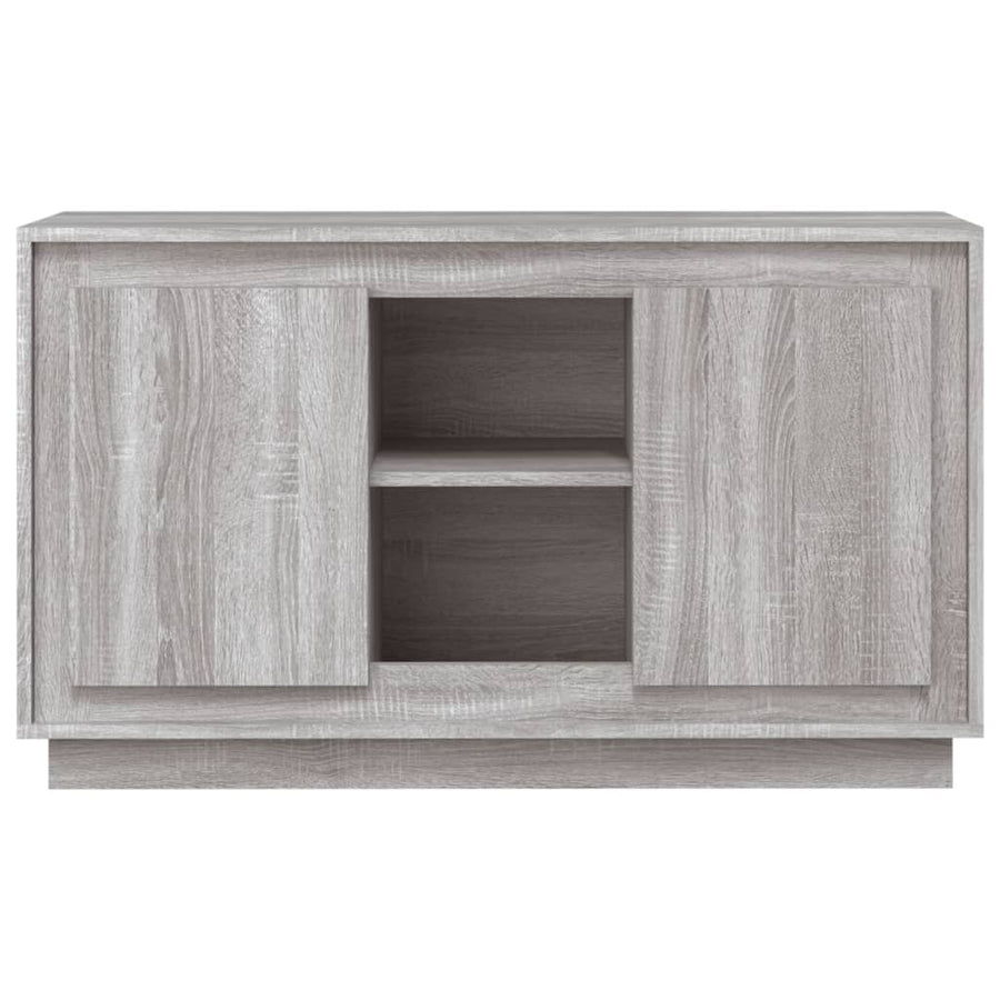 Dressoir 102X35X60 Cm Bewerkt Hout Grijs Sonoma Eikenkleurig