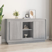 Sideboard 102x35x60 cm engineered wood grey Sonoma oak effect
