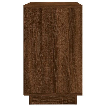 Dressoir 102X35X60 Cm Bewerkt Hout Bruin Eikenkleur