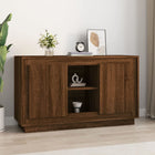 Dressoir 102x35x60 cm bewerkt hout bruin