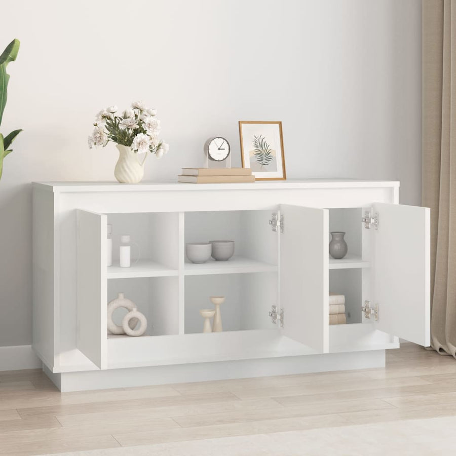 Dressoir 02X35X55 Cm Bewerkt Hout Wit