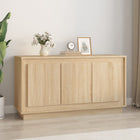 Sideboard 102x35x55 cm engineered wood Sonoma oak-coloured