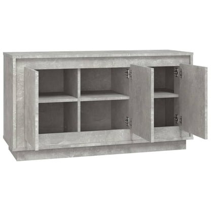 Dressoir 02X35X55 Cm Bewerkt Hout Betongrijs