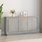 Sideboard 102x35x55 cm treated wood concrete gray