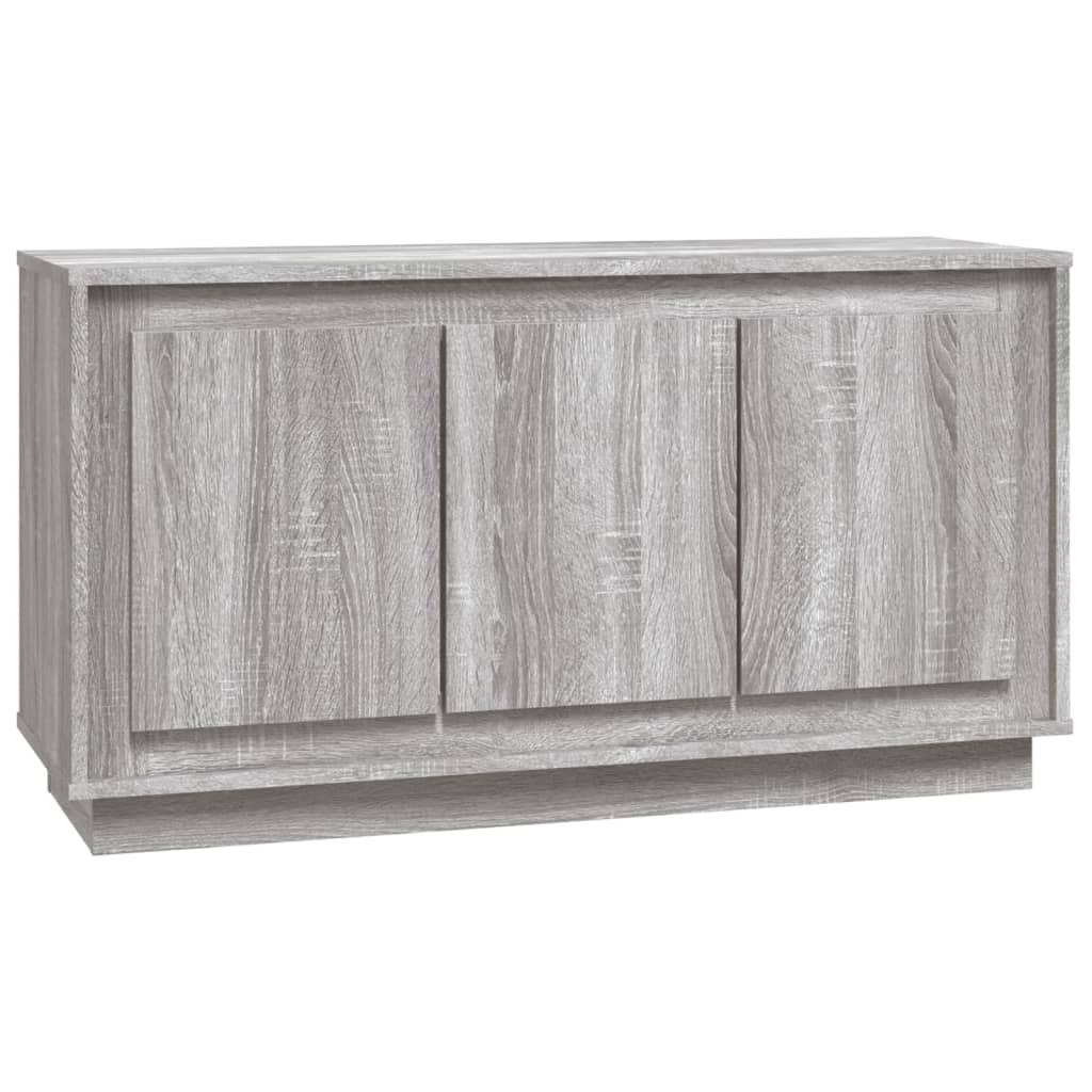 Dressoir 02X35X55 Cm Bewerkt Hout Eikenkleurig Grijs sonoma