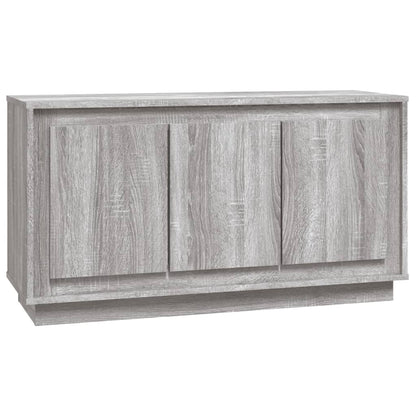 Dressoir 02X35X55 Cm Bewerkt Hout Eikenkleurig Grijs sonoma