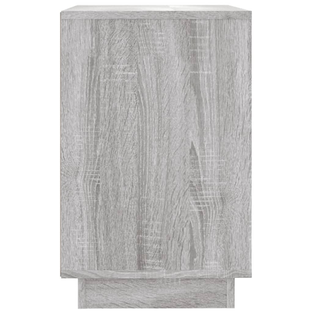 Dressoir 02X35X55 Cm Bewerkt Hout Eikenkleurig Grijs sonoma