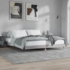 Bedframe 120x200 cm bewerkt hout grijs