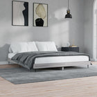 Bedframe 120x200 cm grijs eikenhout