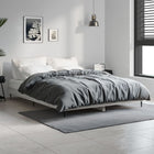 Bed frame engineered wood grey Sonoma oak 140x190 cm