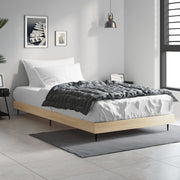Bedframe 90x190 cm sonoma eiken bewerkt hout