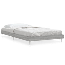 Bedframe Bewerkt Hout Eikenkleurig Grijs Sonoma 90 x 190 cm
