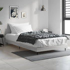Wood processed bed frame grey Sonoma oak colour 90x190 cm