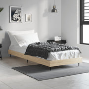 Bedframe 75x190 cm sonoma eiken hout
