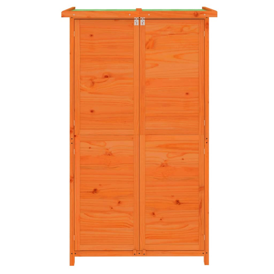 Tuinschuur 83X57X140 Cm Massief Grenenhout Bruin