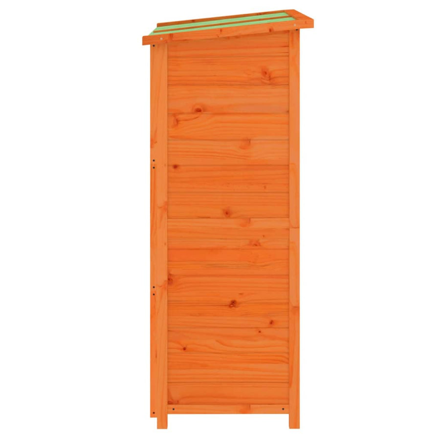 Tuinschuur 83X57X140 Cm Massief Grenenhout Bruin