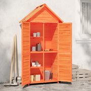 Tuinschuur 89x52,5x175 cm massief grenenhout