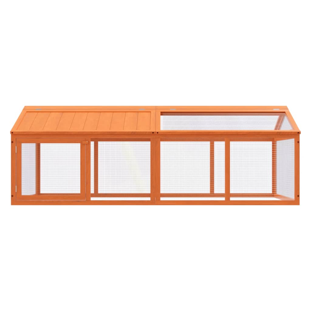 Dierenren 200X112,5X74 Cm Massief Grenenhout Bruin