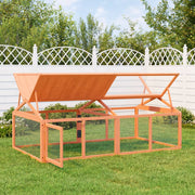 Dierenren 200x112,5x74 cm massief grenenhout