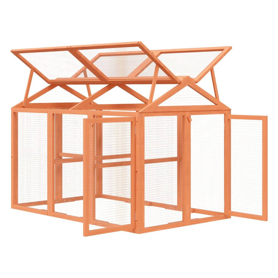 Dierenren 141X94X104 Cm Massief Grenenhout