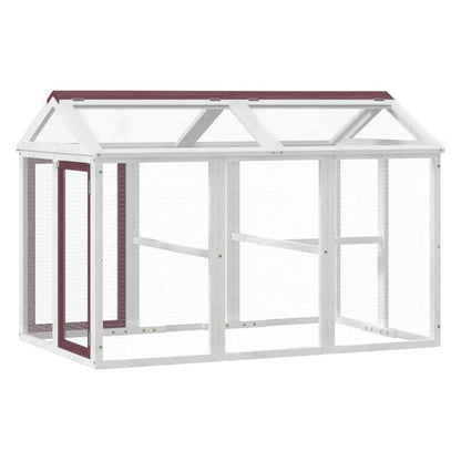 Dierenren 141X94X104 Cm Massief Grenenhout Kleurig Mokka