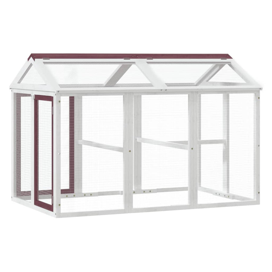 Dierenren 141X94X104 Cm Massief Grenenhout Kleurig Mokka