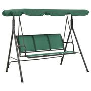 Schommelbank 170 cm textileen staal groen