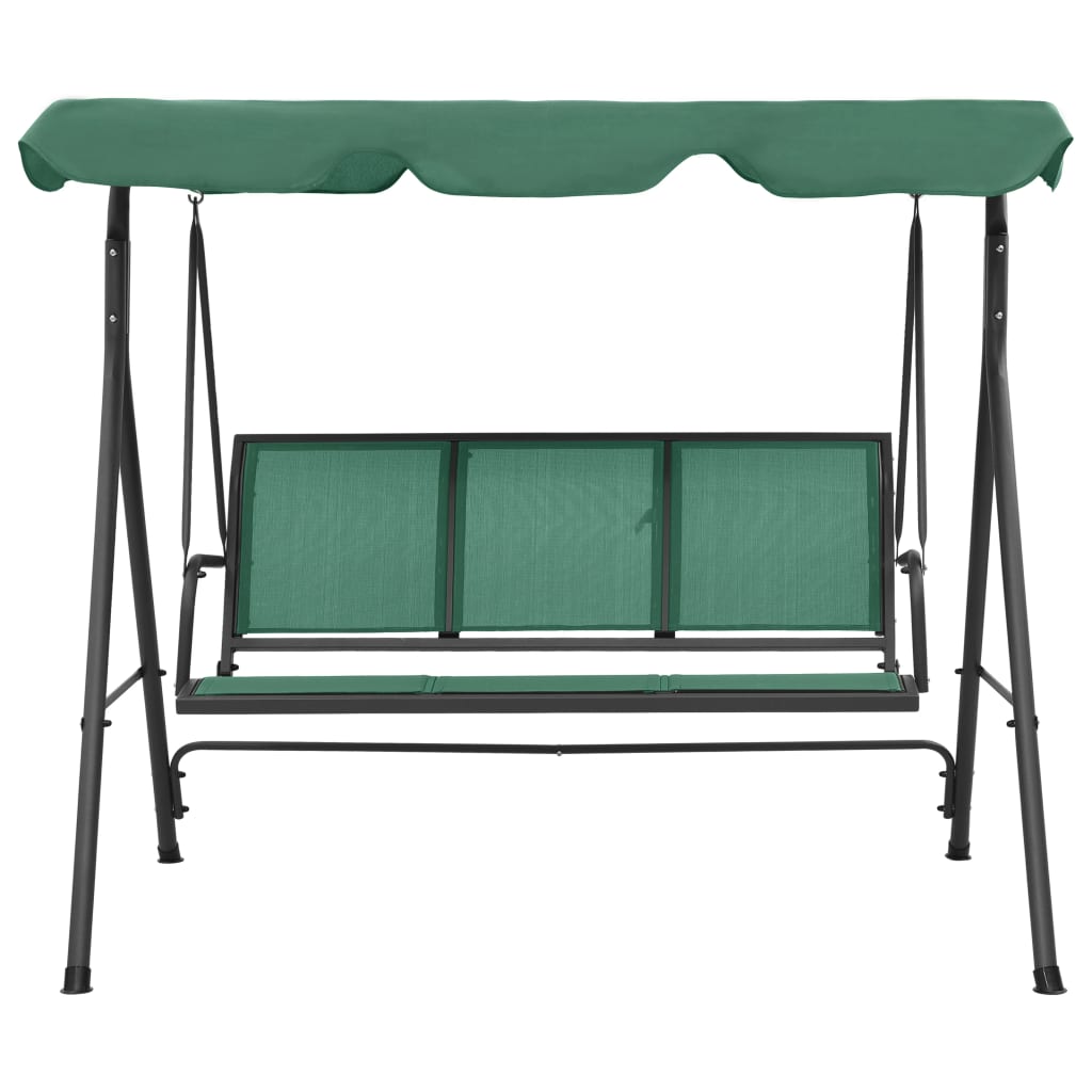 Schommelbank 170 Cm Textileen En Staal Groen