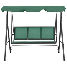 Schommelbank 170 Cm Textileen En Staal Groen