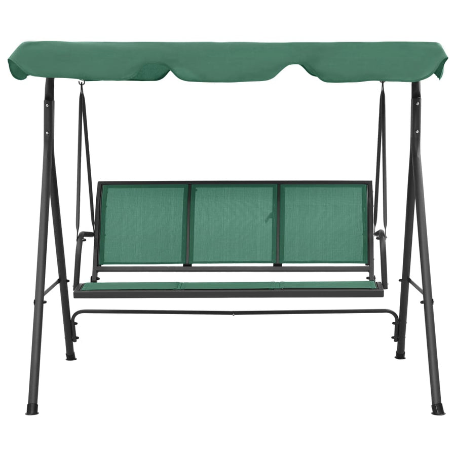 Schommelbank 170 Cm Textileen En Staal Groen