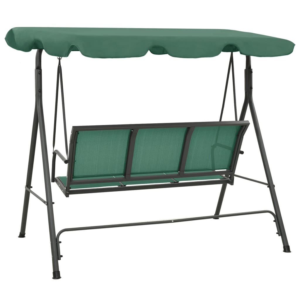Schommelbank 170 Cm Textileen En Staal Groen