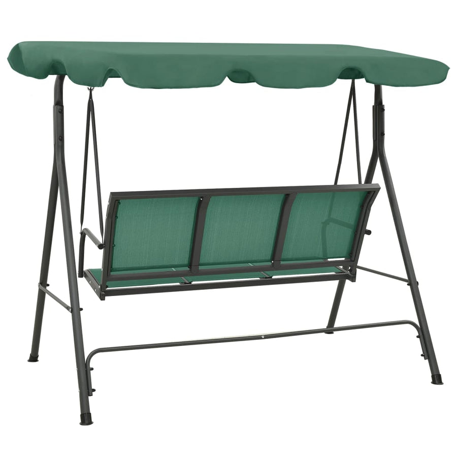 Schommelbank 170 Cm Textileen En Staal Groen