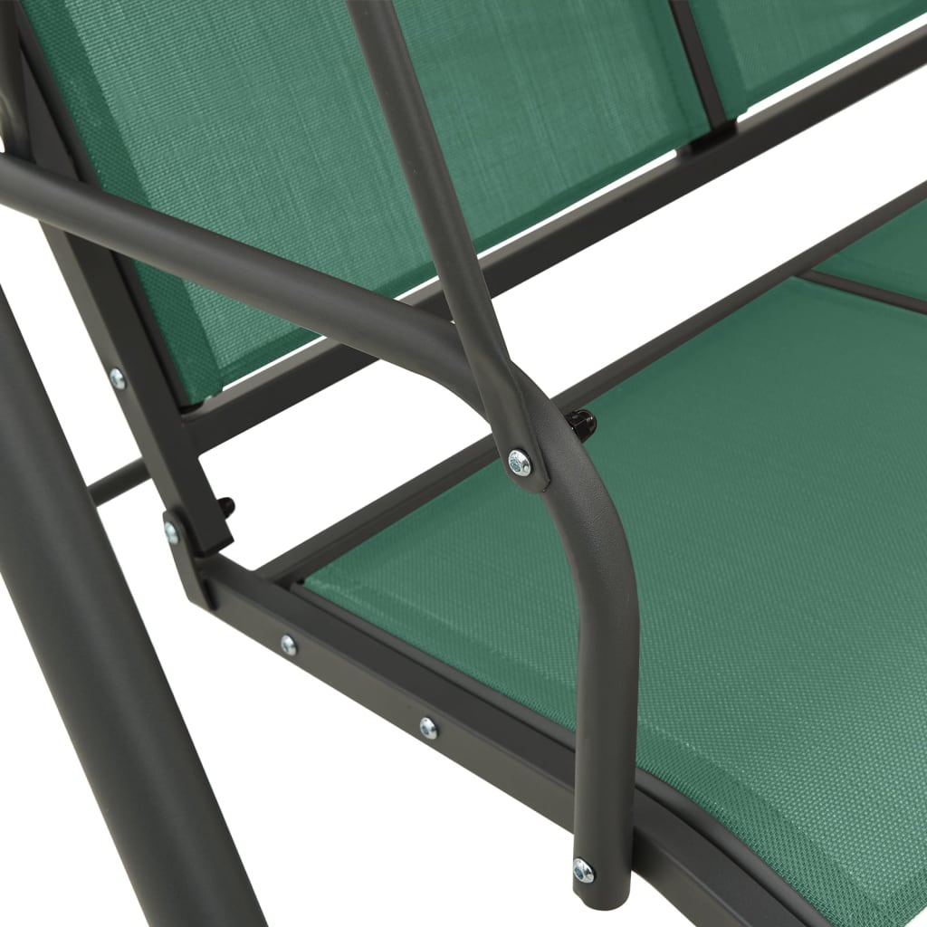 Schommelbank 170 Cm Textileen En Staal Groen