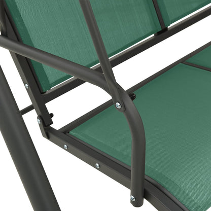 Schommelbank 170 Cm Textileen En Staal Groen