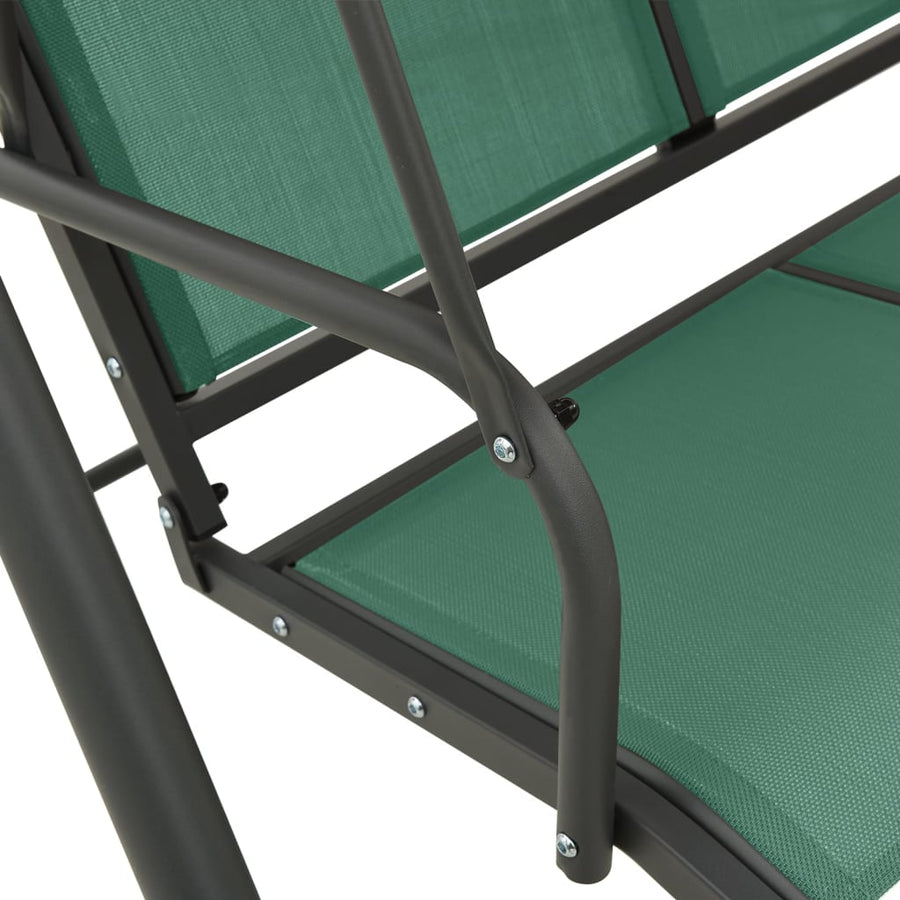 Schommelbank 170 Cm Textileen En Staal Groen