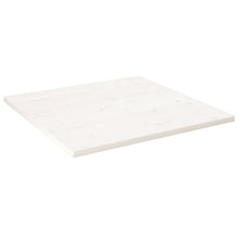 Tafelblad Vierkant 70X70X2,5 Cm Massief Grenenhout 70 x 70 x 2.5 cm Wit