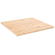 Tabletop 80x80x2.5 cm solid pine square